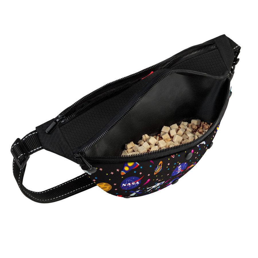 Поясна сумка-бананка WAUDOG Family для корму та аксесуарів, малюнок "NASA", розмір 33*17*10 см Вінниця - фото 3