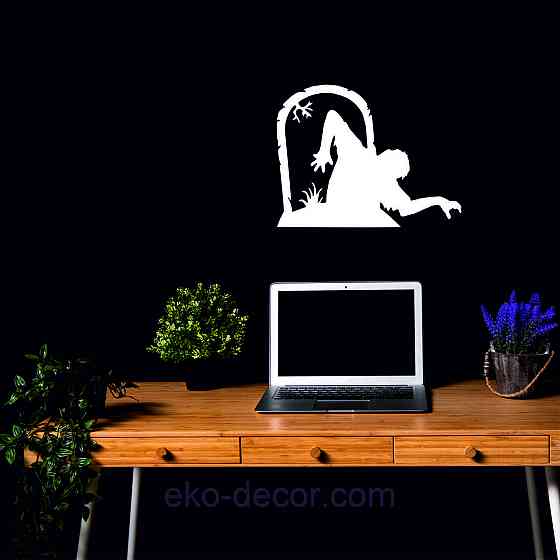 Декоративне настінне Панно «Кладливо», Декор на стіну 90*69 см, Білий Київ