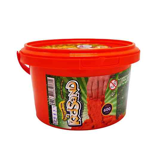 Креативна творчість "Кінетичний пісок "KidSand" KS-01-05, 600 гр Помаранчевий Вінниця