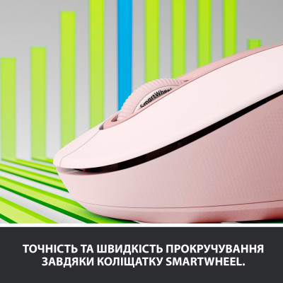 Мышка Logitech Signature M650 L Wireless Rose (910-006237) Винница - изображение 2