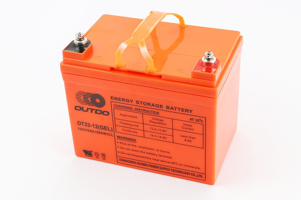 Акумулятор 12V33Ah OT33-12 кислотний (L194*W132*H172mm) для ДБЖ, іграшок та ін. Бершадь - фото 1