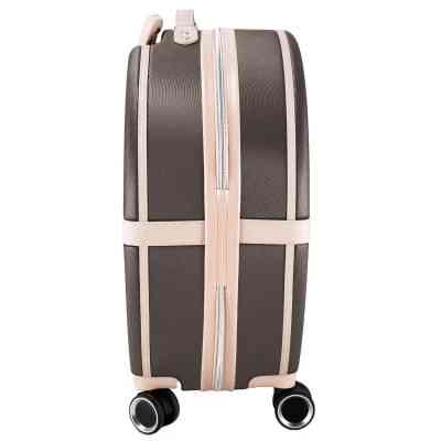 Чемодан Semi Line 24" (M) Brown/Pink Cream (T5673-3) (DAS302679) Винница