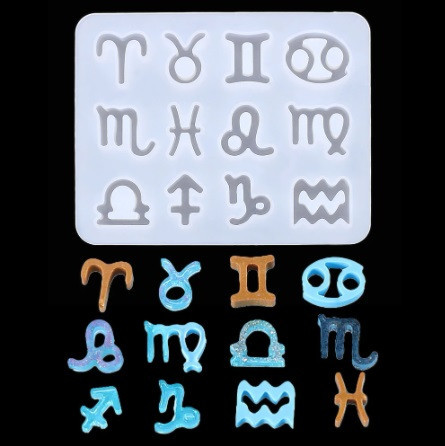 Молд Знаки зодиака 91 на 116 мм серый Киев - изображение 1