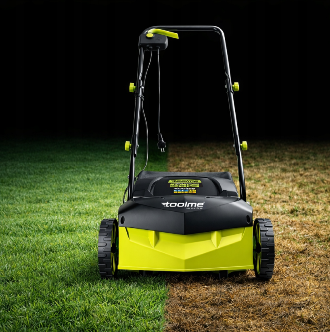 Аератор, скарифікатор електричний 32см 1100Вт Toolme (Польща) Київ - фото 10