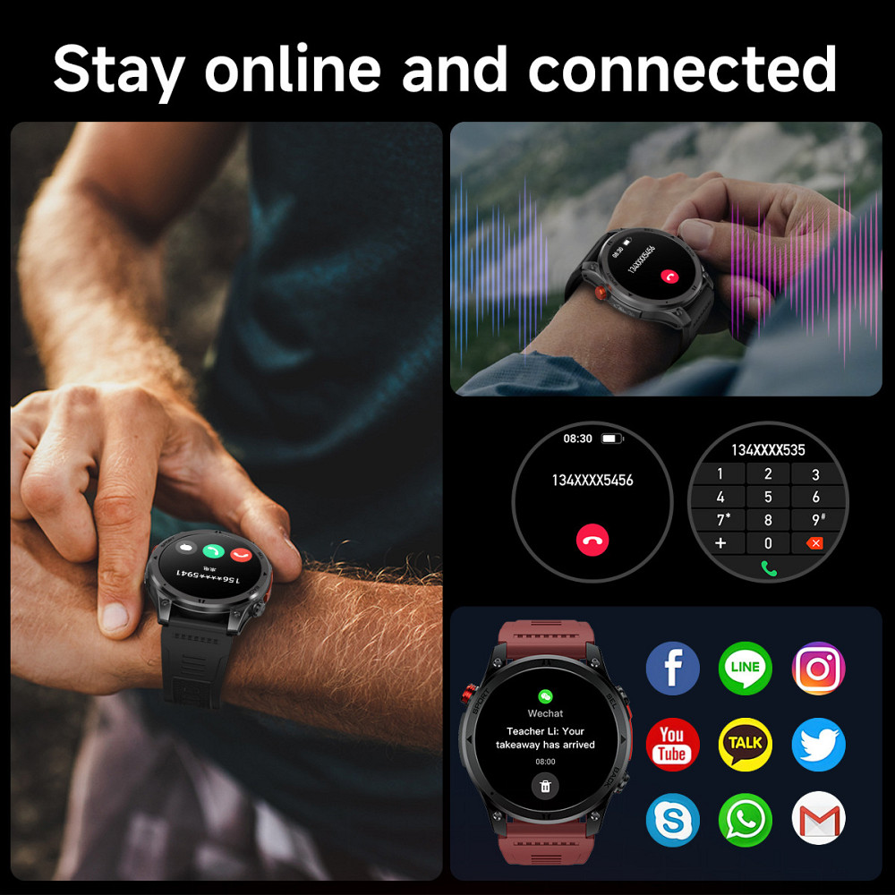 Розумний смарт-годинник Smart Optimus GPS Steel з компасом (2 ремінці) Вінниця - фото 5