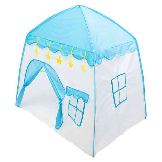 Дитячий ігровий намет будиночок 125×100×120 см намет будиночок для дітей Блакитний HP-S-1NDBL Коломыя