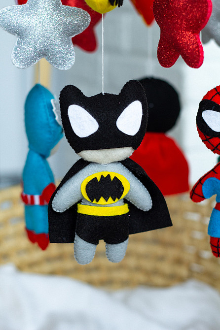 Музичний мобіль WoollyFox «Супер-герої» з 35 мелодіями Київ - фото 7