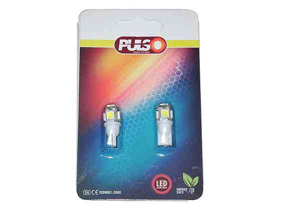Лампочка без цок.Т10 5LED PULSO LP-21155 SMD 50х50 1W White Винница