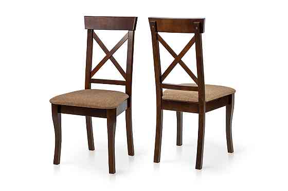 Стілець СКАНДІ, горіх темн./коричнева ткан Київ