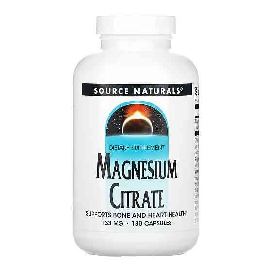 Магнію цитрат Source Naturals Magnesium Citrate 133mg - 180 caps Луцьк