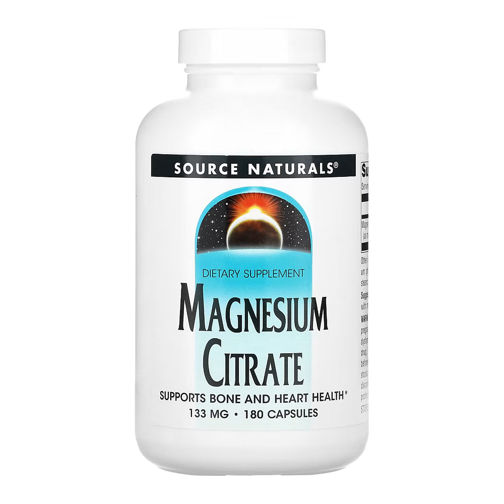 Магнію цитрат Source Naturals Magnesium Citrate 133mg - 180 caps Луцьк - фото 1
