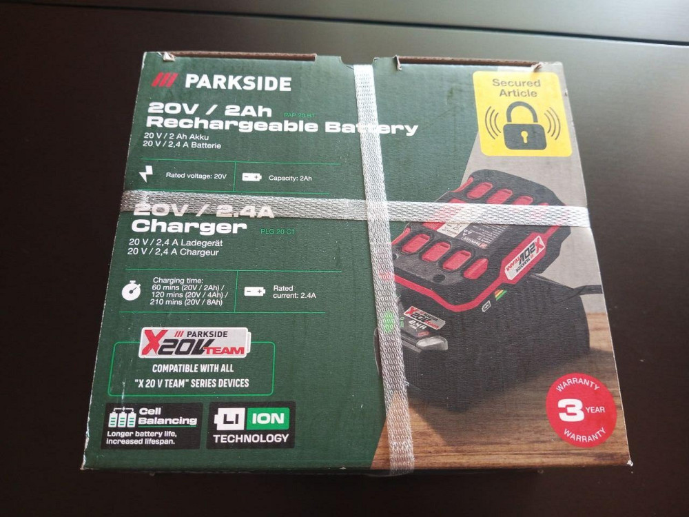 Комплект аккумулятор 2А 20в + зарядка Parkside PAP 20 B1 (2025 рік) Полтава - фото 1