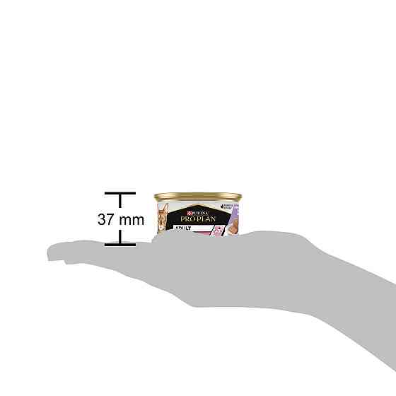 Вологий корм PRO PLAN Delicate для дорослих котів з чутливим травленням, мус, з індичкою, 85 г Київ