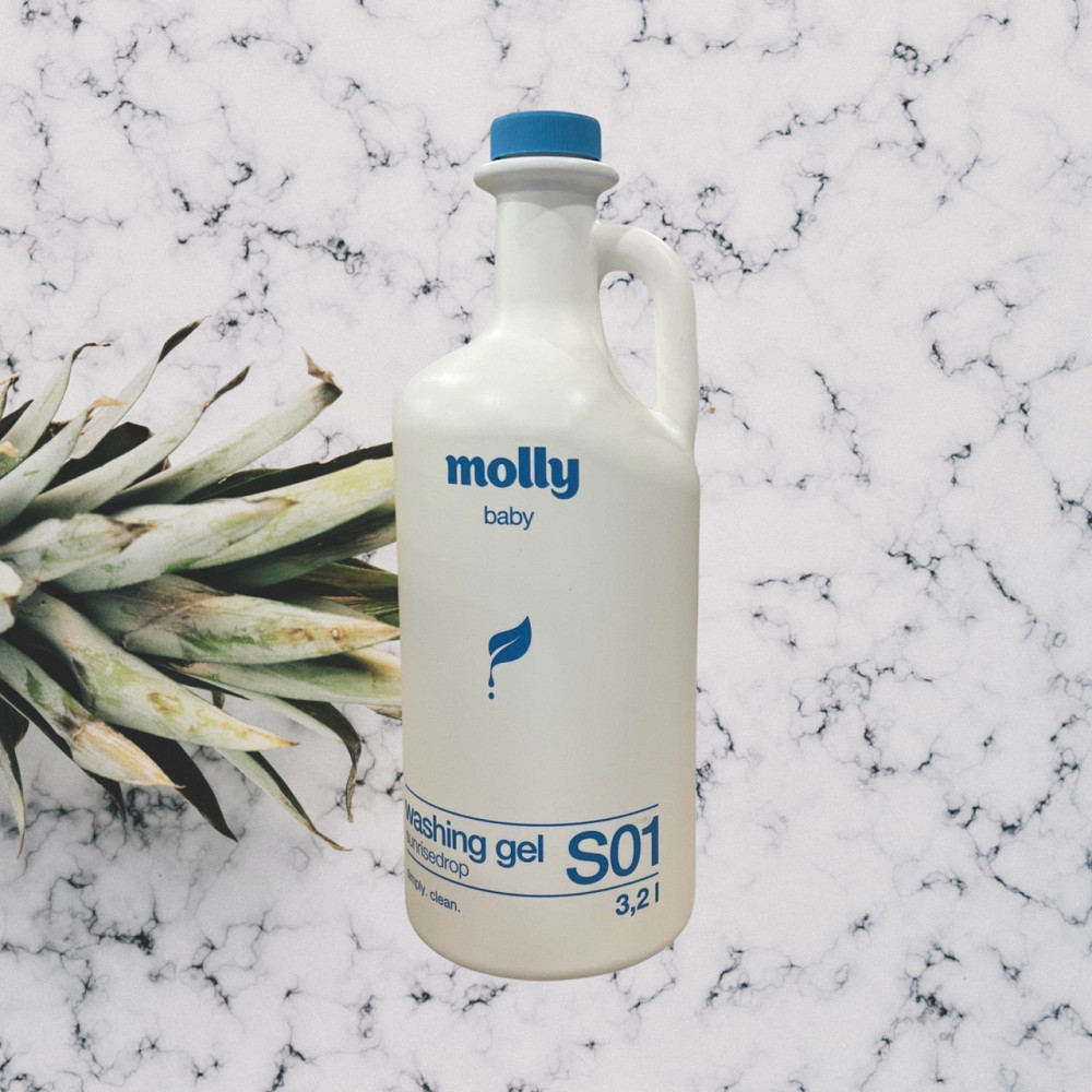 Гель для прання Molly Baby Washing Gel 3,2 л Білий Виноградів - фото 2