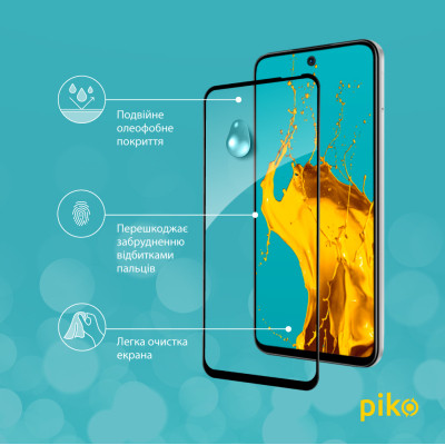 Скло захисне Piko Full Glue Tecno Spark 30C Black (1283126599378) Вінниця - фото 4