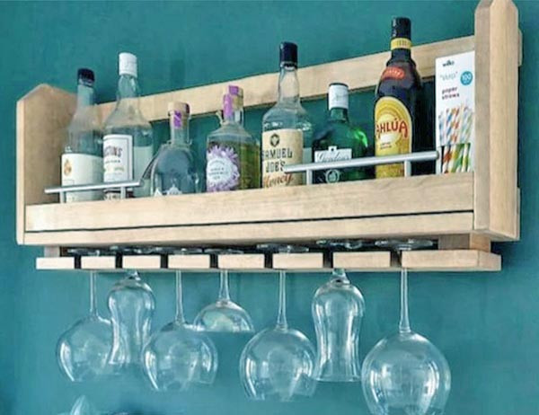 Настінна винна полиця "Горолі" бланже Миколаїв - фото 1