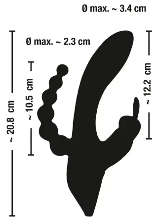 Тройной вибратор G-SPOT Sex Aura Киев