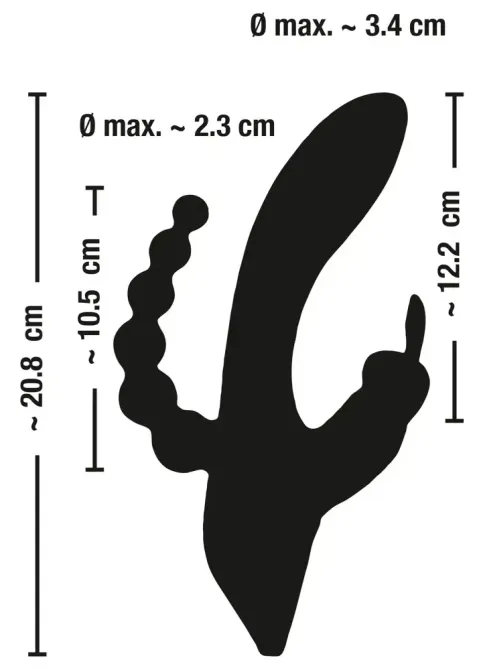 Тройной вибратор G-SPOT Sex Aura Киев - изображение 6