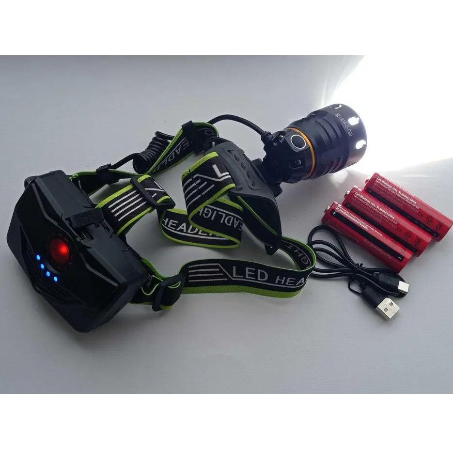 Компактный налобный фонарь Police BL-A14-3-P90, Мощный налобный LED фонарь прожектор WE-38 Львов - изображение 6