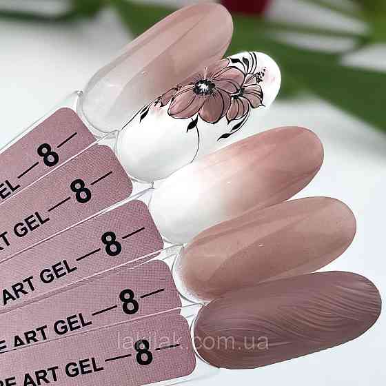 Гель-фарба для омбре Crooz Art gel ombre № 08 (нюд з холодним підтоном) 3мл Херсон