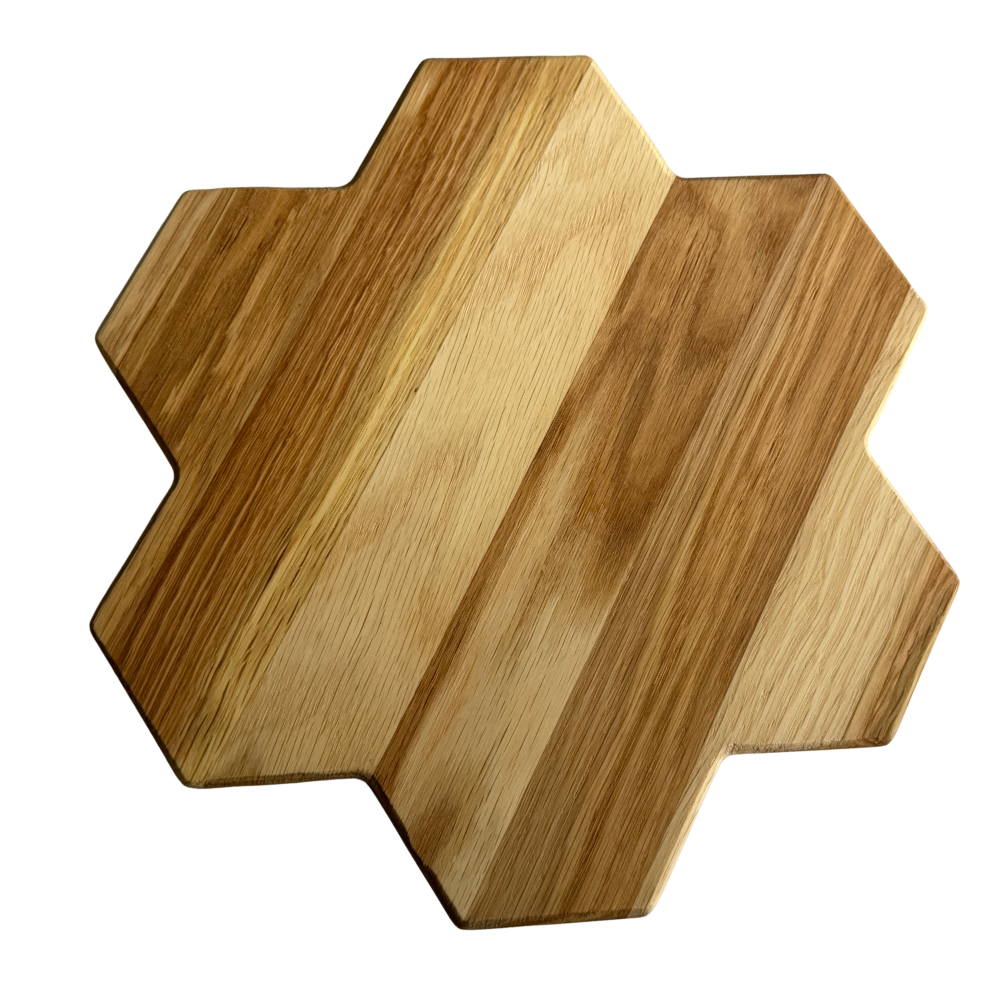 Дерев'яна тарілка менажниця з натурального дерева, закусочна тарілка діаметр 30 см Кам'янець-Подільський - фото 3