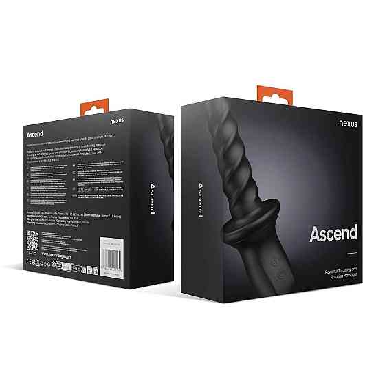Анальный массажер Nexus Ascend с вращением и поступательными движениями Sex Aura Киев
