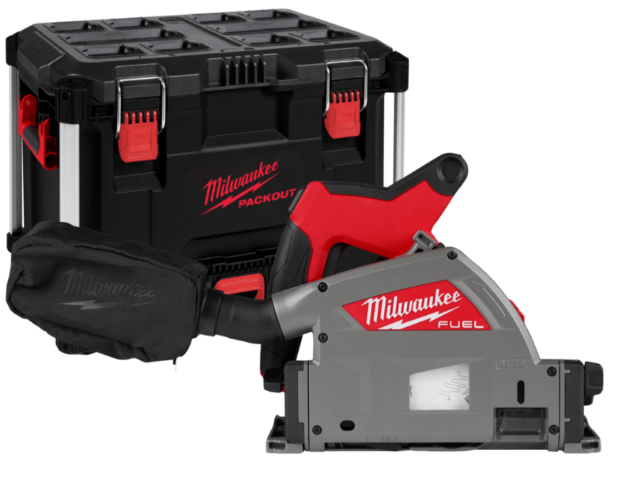 Пила дисковая ручная аккумуляторная погружающая MILWAUKEE, M18 FPS55MC-552P, диаметр 165мм (каркас, аксессуары, кейс PACKOUT) Одесса - изображение 1