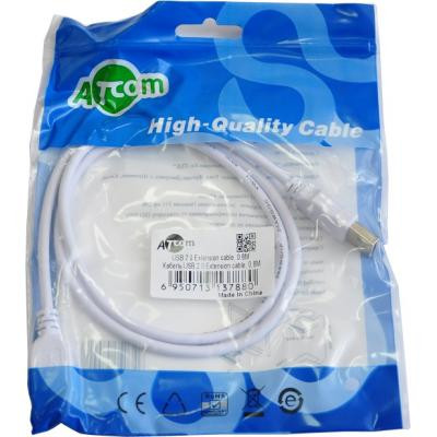 Дата кабель USB 2.0 AM/AF Atcom (3788) Винница - изображение 2