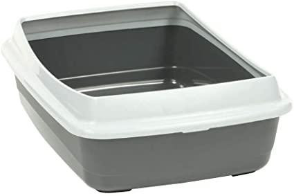 Туалет для кошек открытый Ferplast Nip Plus (Ферпласт Нип Плюс) 47 x 36 x h 15,5 cm - NIP 10 PLUS, Серый Запорожье - изображение 2