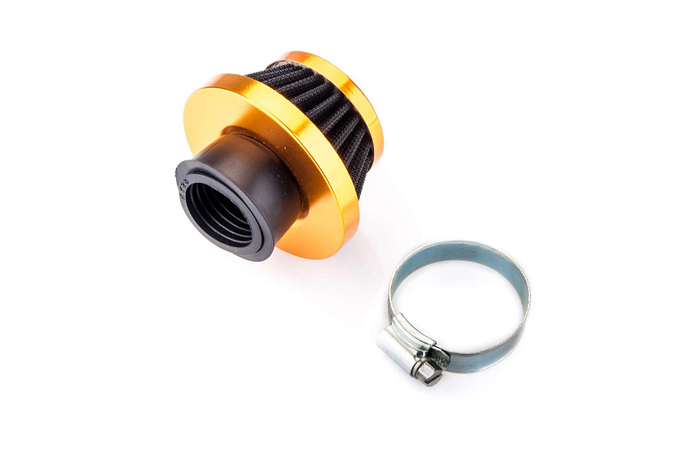 Фільтр повітряний (нульовик) Ø28mm (помаранчевий) KM (mod:KY-A-140) Київ - фото 1