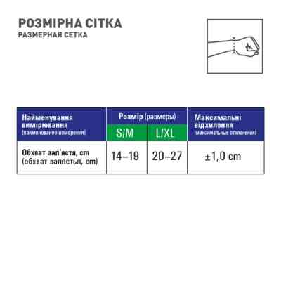 Бандаж MedTextile Бандаж на промінезапястний суглоб з ребрами жорстко (4820137292163) Вінниця