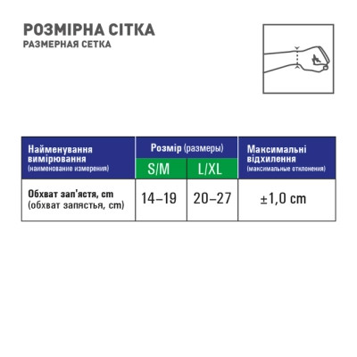 Бандаж MedTextile Бандаж на промінезапястний суглоб з ребрами жорстко (4820137292163) Вінниця - фото 2