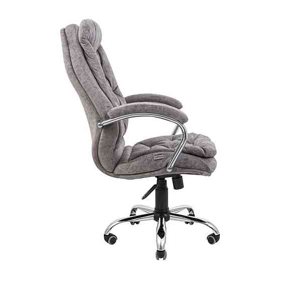 Офісне крісло керівника Venice Kemel Хром M3 Multiblock Сірий Київ