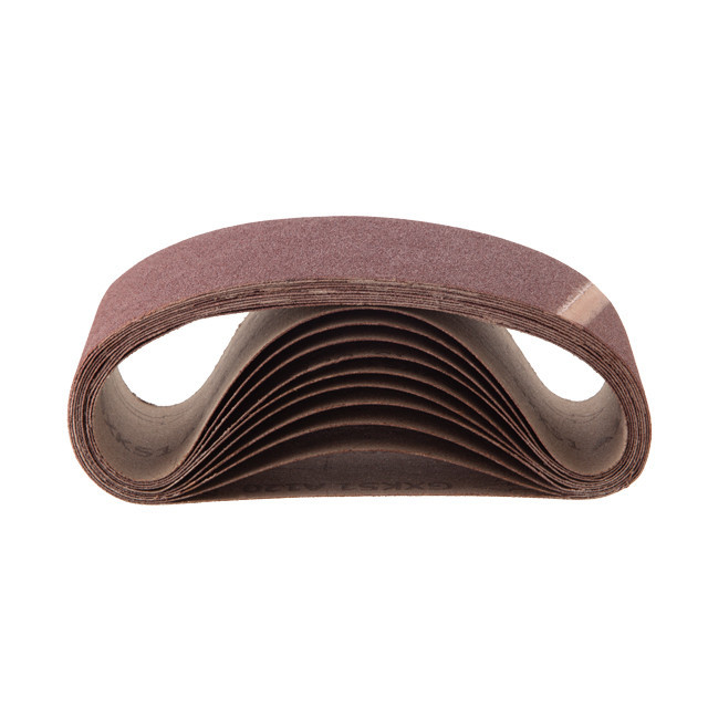 Стрічка шліфувальна, 75×457 мм, зерно K120, 10 шт. INTERTOOL BT-0312 Київ - фото 2