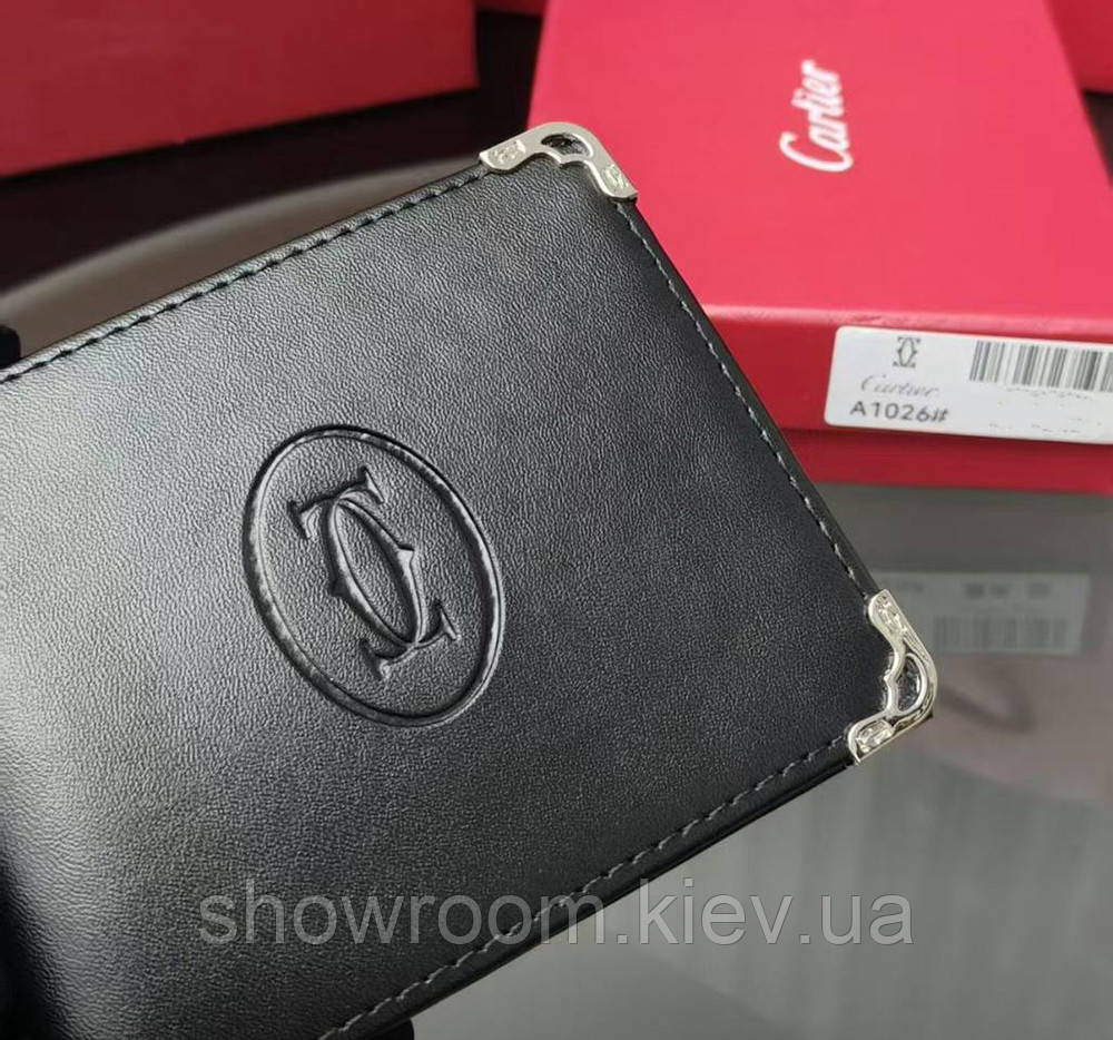 Мужское брендовое портмоне Cartier (1026) Киев - изображение 7