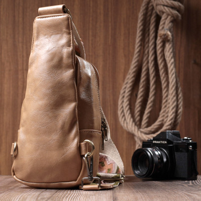 Сумка Vintage З екошкіри Світло-коричнева (22790) Вінниця - фото 4