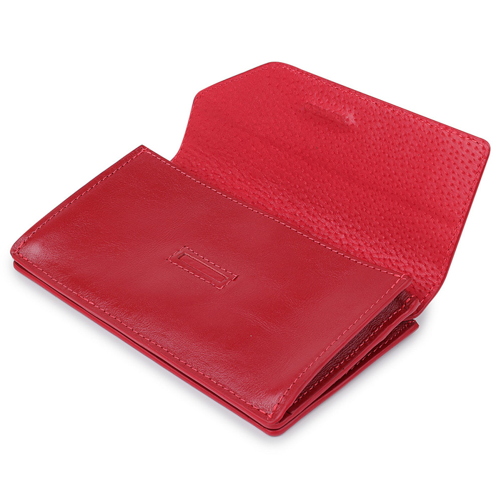 Шкіряне містке жіноче портмоне GRANDE PELLE 11550 Червоний Київ - фото 3