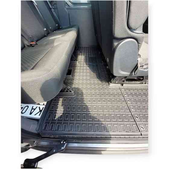 Коврики Форд transit 2014-> 1+2 борт 2,5см, (2-й ряд) doublecab c 2-х частей салона Мукачево