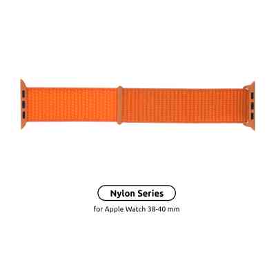 Ремешок для смарт-часов Armorstandart Nylon Band для Apple Watch 42 (Series 10)/41/40/38 Orange C (ARM57848) Винница