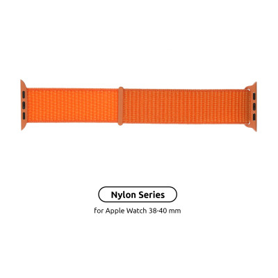Ремінець до смарт-годинника Armorstandart Nylon Band для Apple Watch 42 (Series 10)/41/40/38 Orange C (ARM57848) Вінниця - фото 1