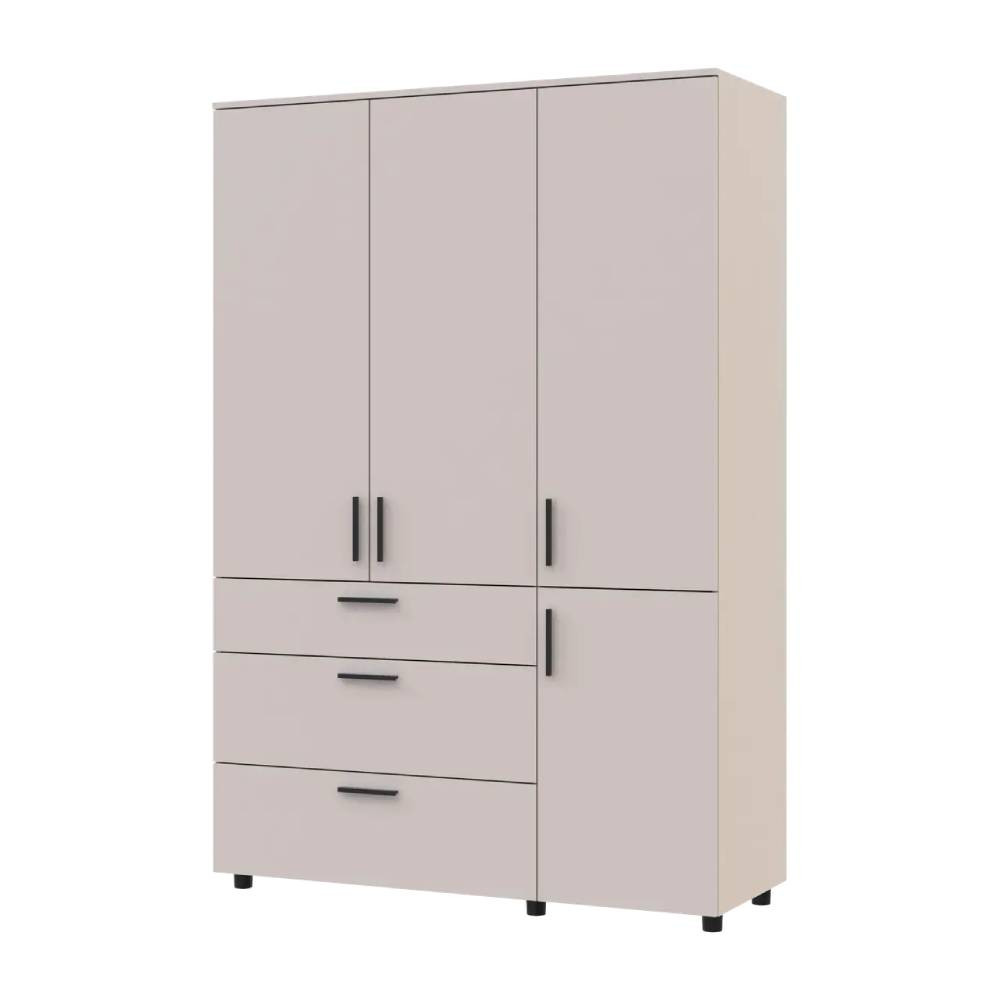 Шафа для одягу Doros Торн Кашемір 3 ДСП/3Ш (штанга) 135х51.6х200 (DRS-012061) Львів - фото 8