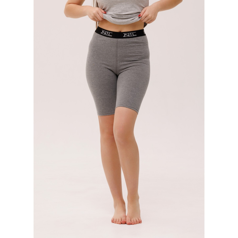 Лосини Велосипедки жіночі Наталюкс 47-2521 XS, S, M, L, XL, XXL, 3XL, Сірий Київ - фото 1