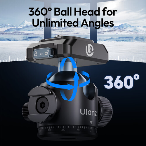 Адаптер кронштейн Ulanzi T100 Uka Quick-Release Ball Head Одеса - фото 7