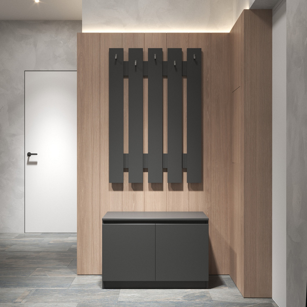 Передпокій VAYS, комплект у передпокій №3 Антрацит Львів - фото 1