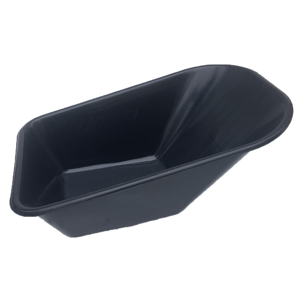 Корыто пластиковое для строительной тачки 200 кг/ 100 л чёрное Одесса - изображение 1