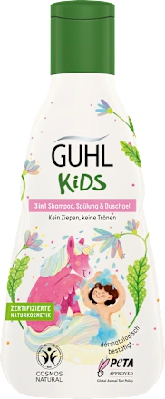 GUHL Kinder Shampoo, Spülung & Duschgel 3in1 Mandelmilch Дитячий шампунь, кондиціонер та гель для душу 3в1 Мигдалеве молоко Київ