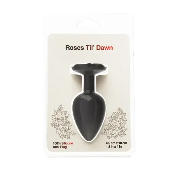 Анальная пробка BMS Roses Til’ Dawn Silicone Anal Plug Large Львов