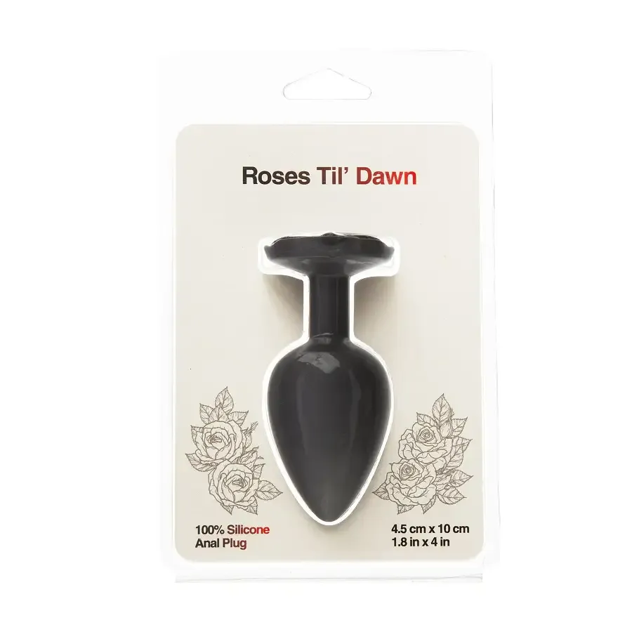 Анальная пробка BMS Roses Til’ Dawn Silicone Anal Plug Large Львов - изображение 2