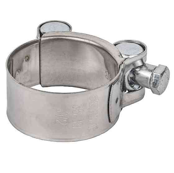 Хомут силовой нержавеющий 20мм Ø36-39мм (КРАТНО 10шт) SIGMA (2508121) Киев