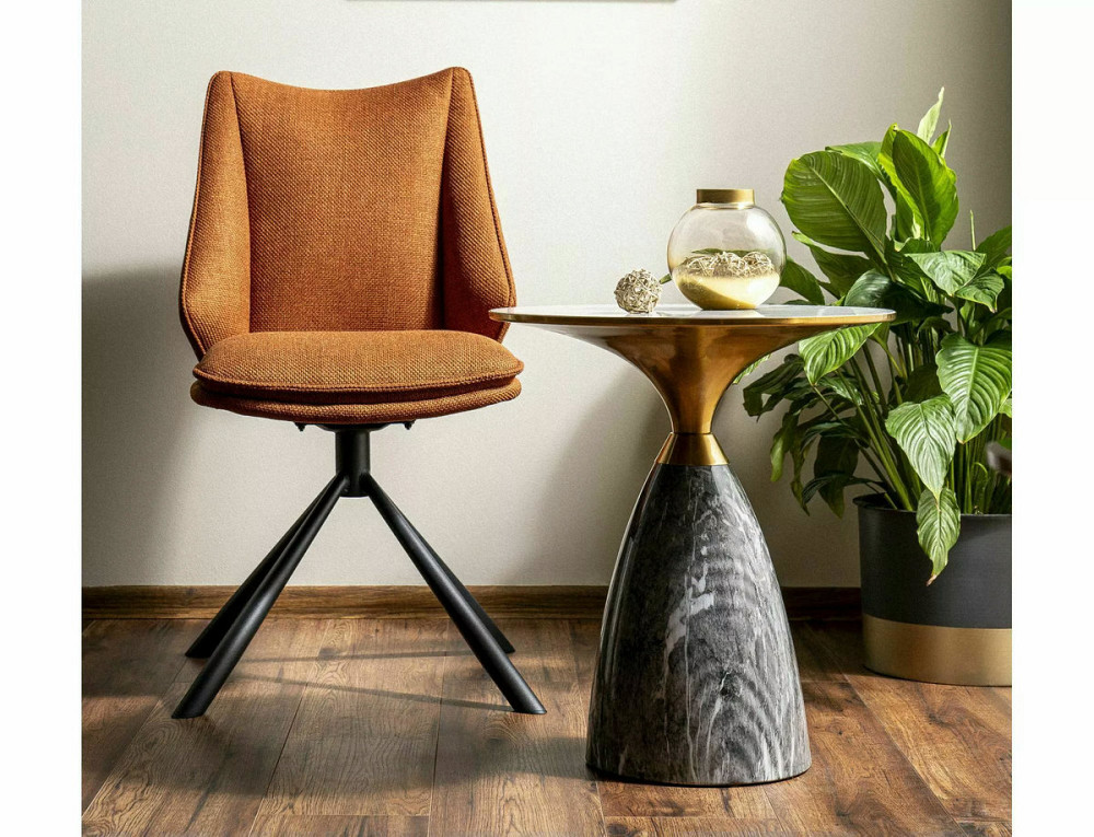 Журнальний столик LEO білий/сірий д.50*54 Дніпро - фото 2